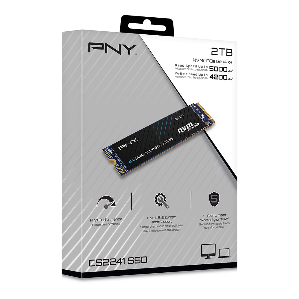 2TB PCIe Gen4 x4 NVMe M.2 2280 Internal SSD N102