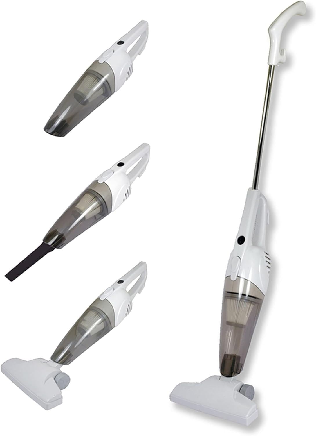 2-in-1 Upright and Handheld Bagless Stick Vacuum with Crevice Tool and Upholstery Brush H620
