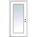 Steel Primed Left Hand In-Swing Prehung Front Door Full Lite Clear Low-E Glass 36" x 80" Z422251