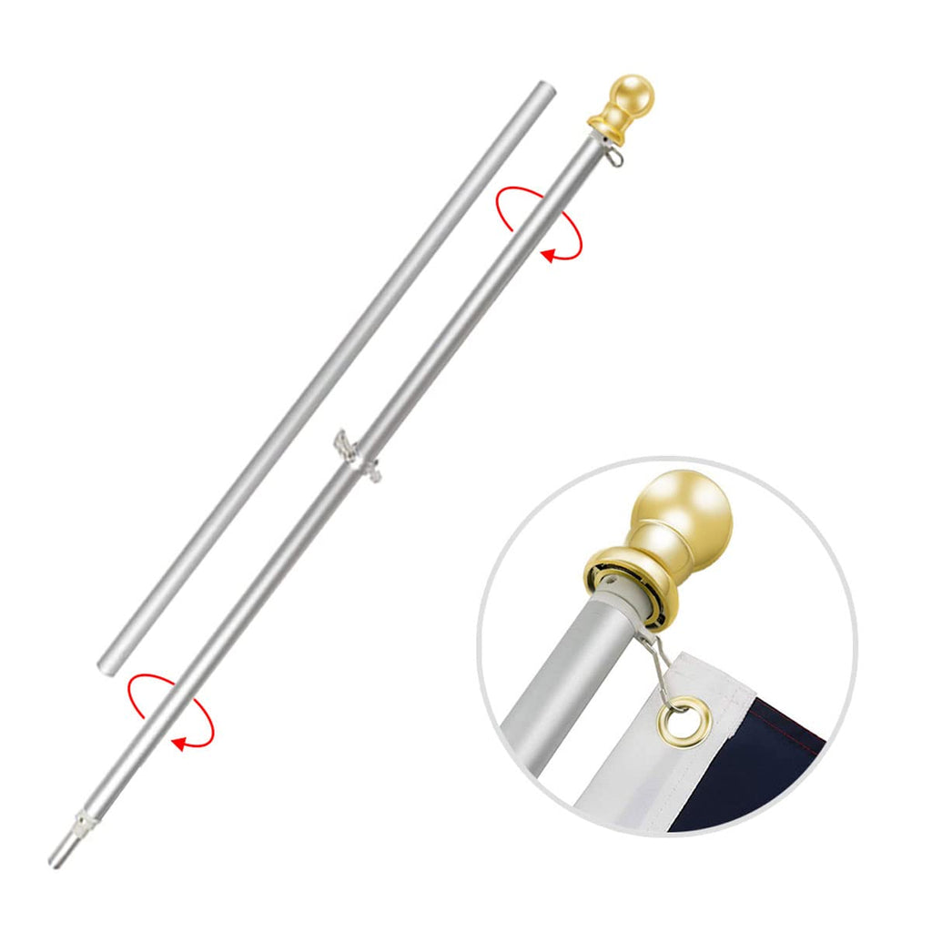 6ft Outdoor Flagpole Y46802