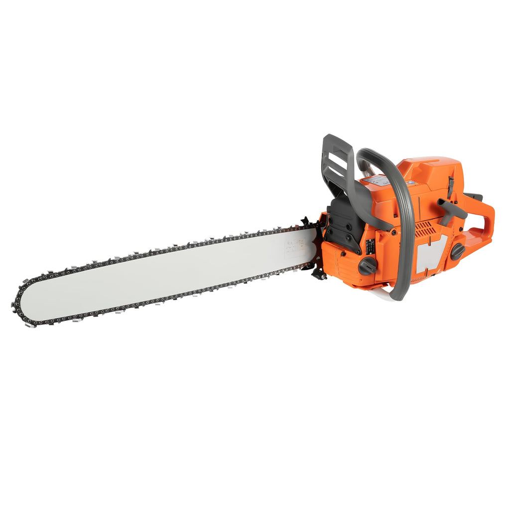 Gas Powered Chainsaw, 71.8cc 2-Stroke, 24 Inch J69339
