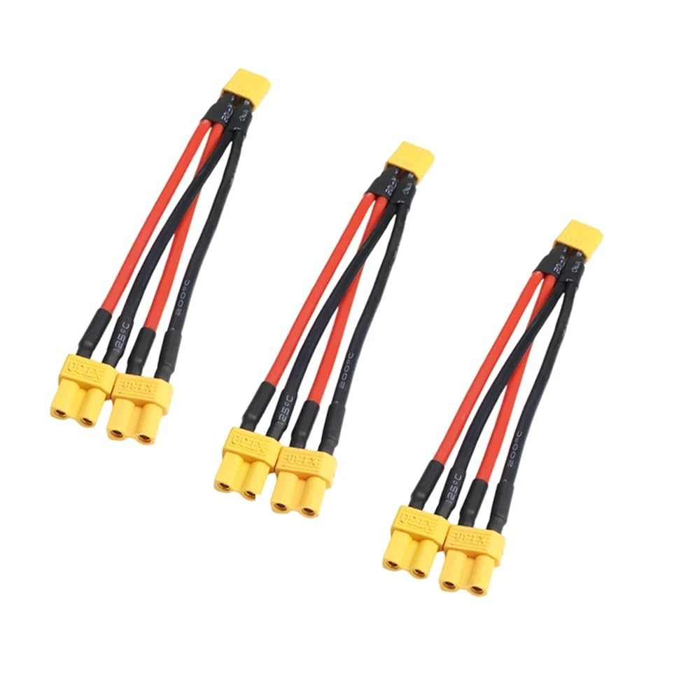 3Pcs XT30 Male/Female Parallel Wire 16AWG Z2641