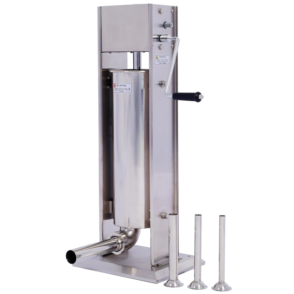 Stainless Steel Vertical Sausage Stuffer 15LB/7L Y77685