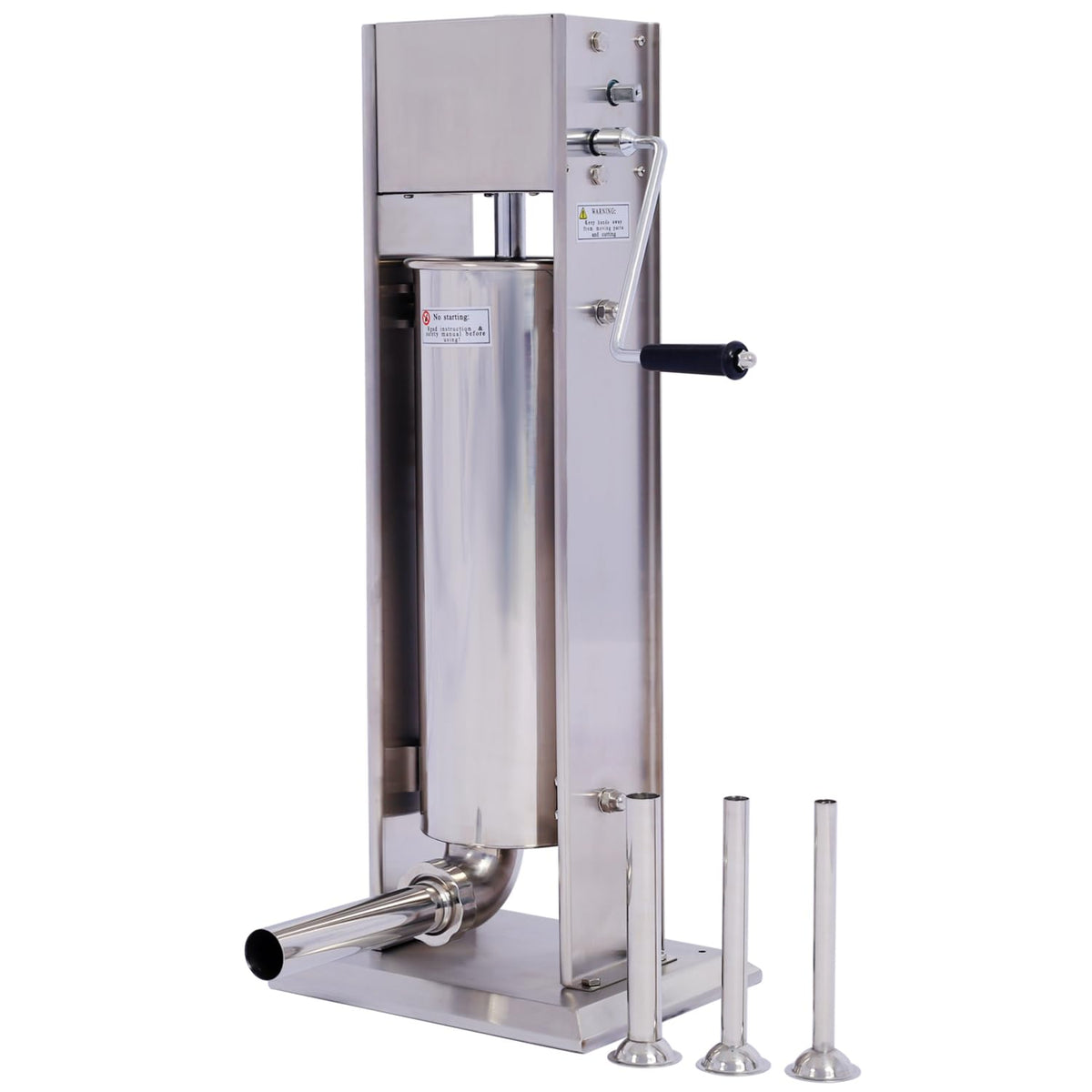 Stainless Steel Vertical Sausage Stuffer 15LB/7L Y77685