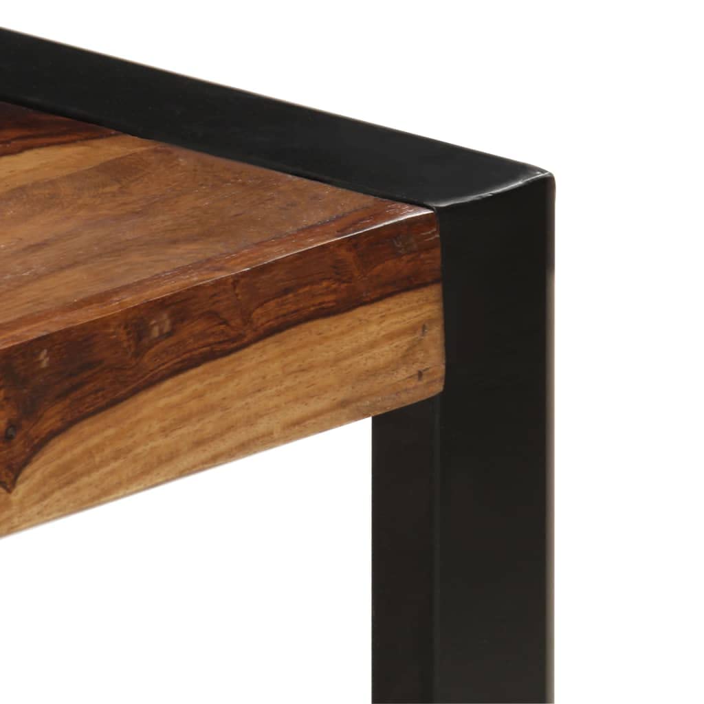Industrial Coffee Table Solid Sheesham Wood with Metal Legs P99221