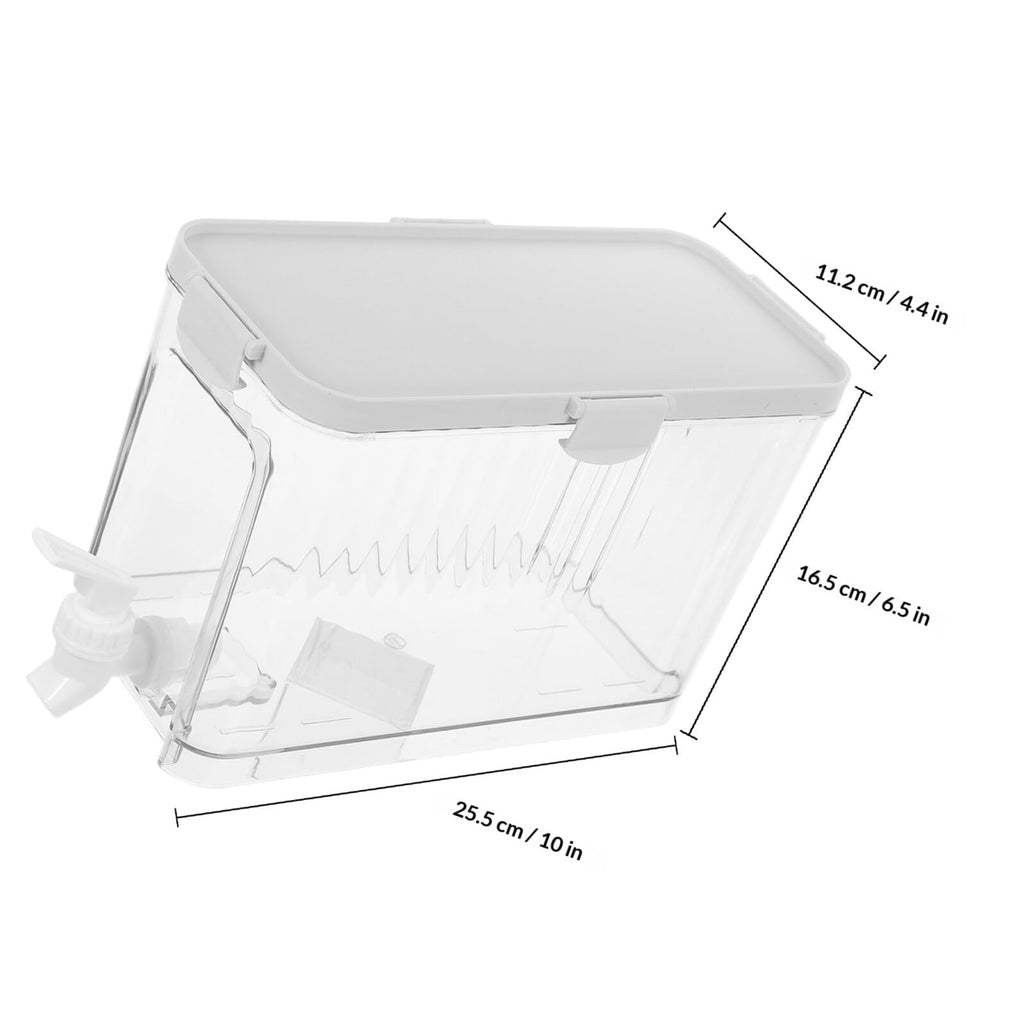 Refrigerator Water Jug with Faucet Large Capacity Beverage Dispenser H4740