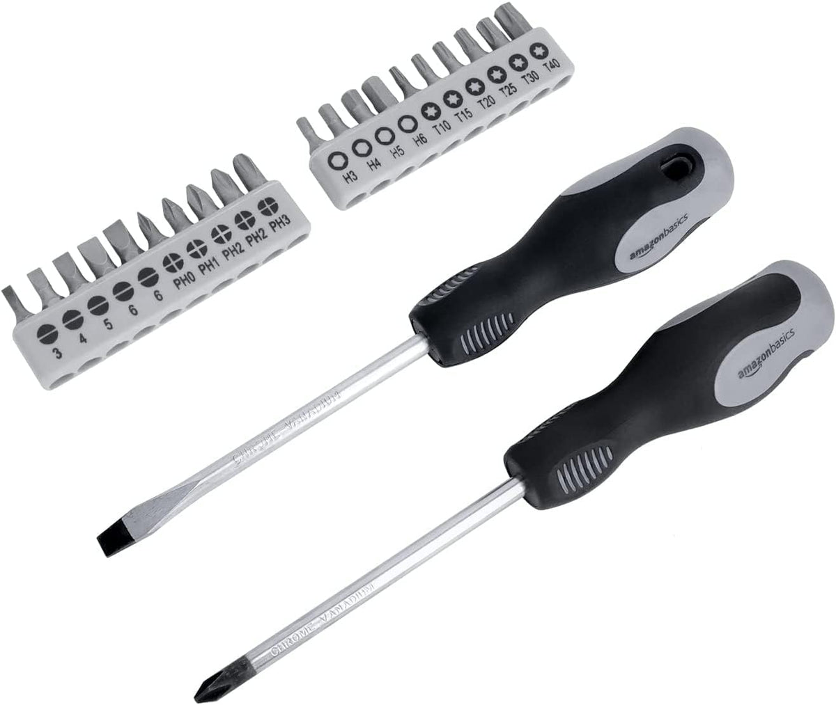 65-Piece Household Hand Tool Kit Set with Storage Case D716119