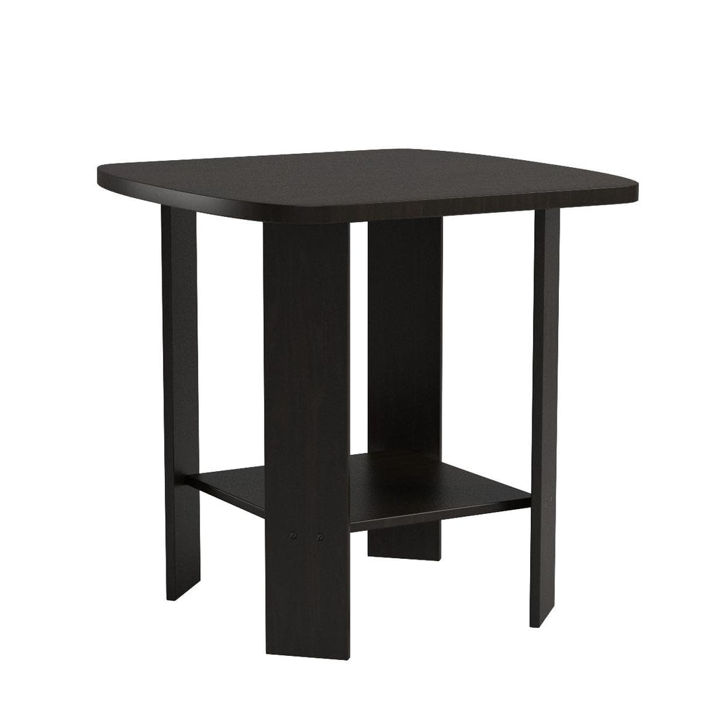 Set of 2 Espresso 2-Tier Side Table L894
