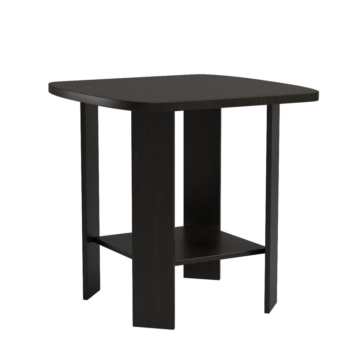Set of 2 Espresso 2-Tier Side Table L894