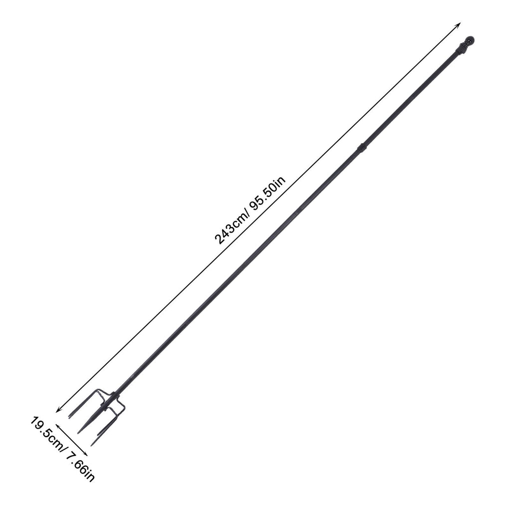 Stainless Steel Flag Pole Base with 5 Prongs O56522