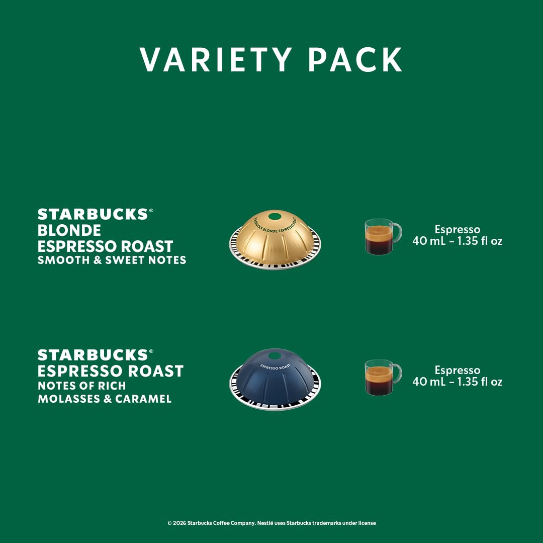 Espresso Variety Pack 40-count Espresso Pods O90004