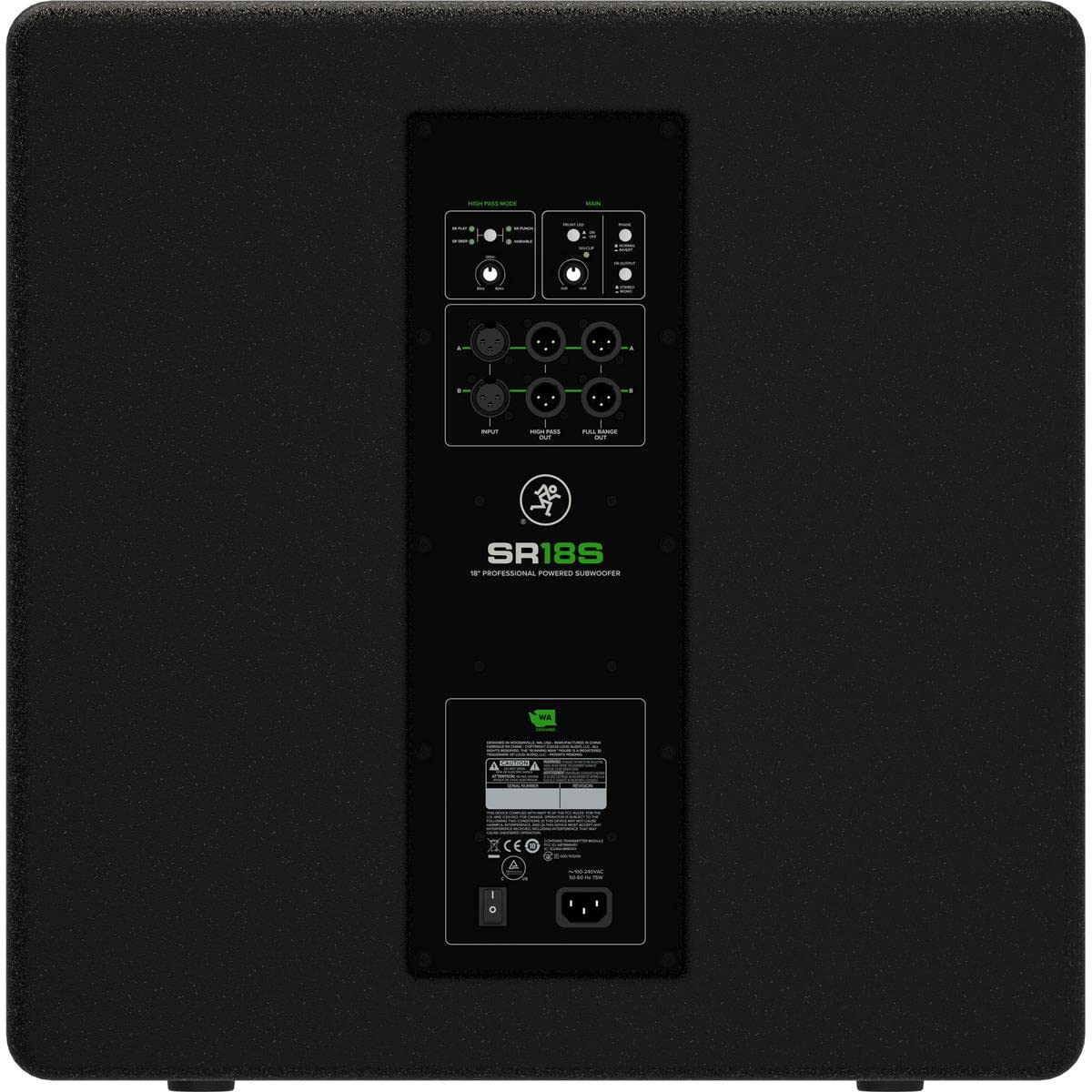 18-Inch 1600W Powered Subwoofer S2368