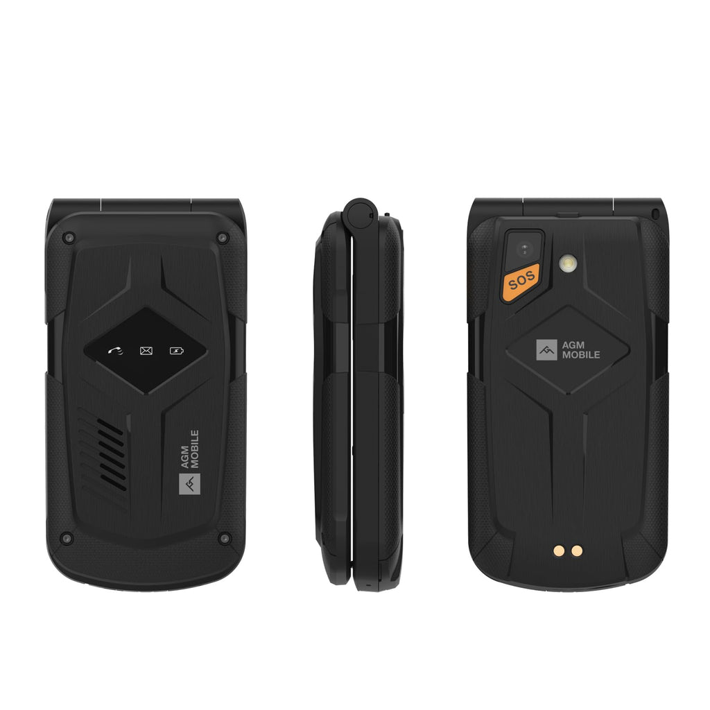 4G LTE Dual SIM IP69K Waterproof Rugged Flip Phone Q35615