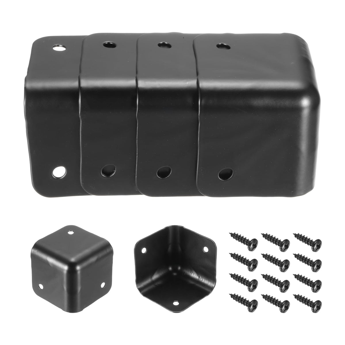 4 Pcs Metal Speaker Cabinet Corners Protector E62706