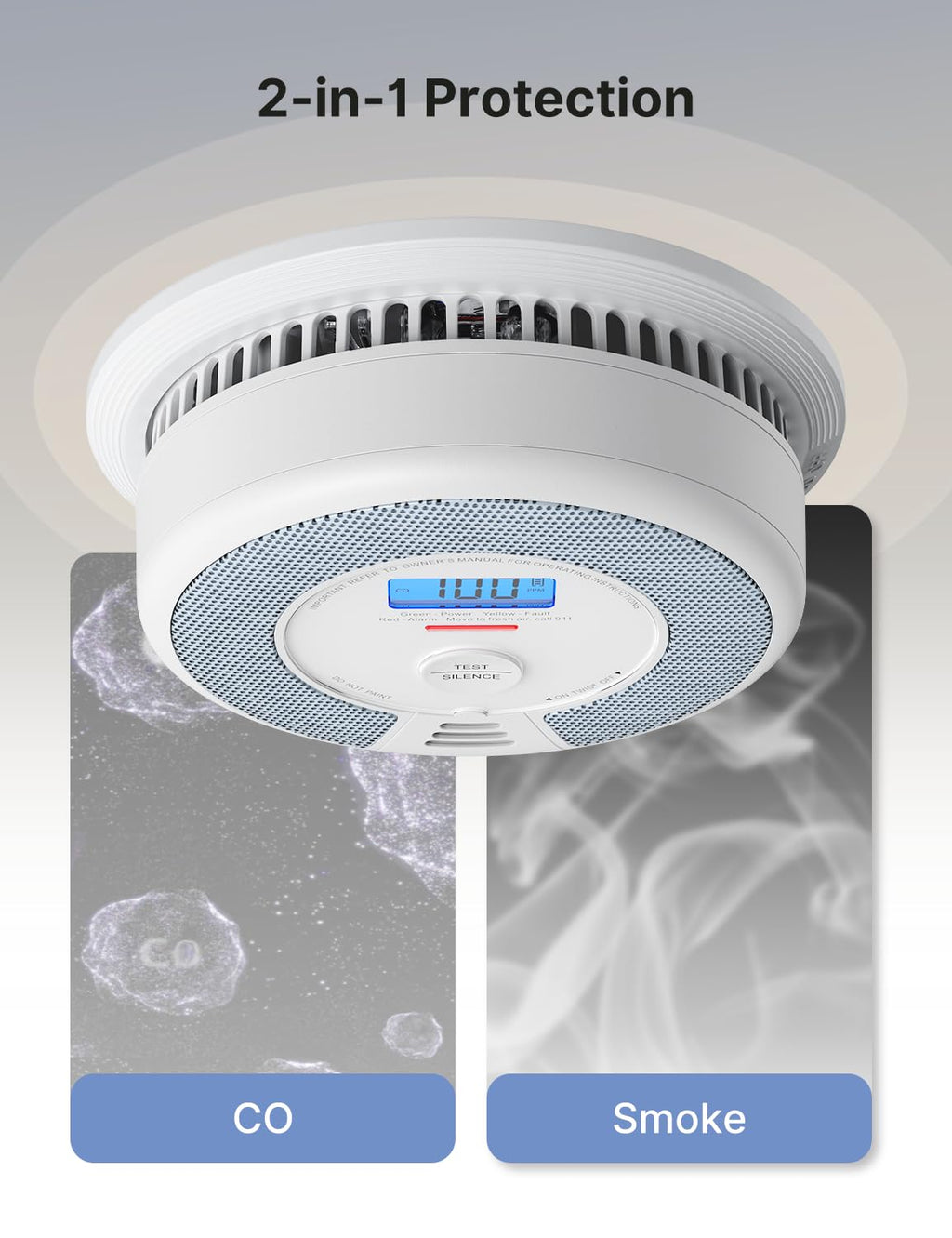 Wireless Combination Smoke and CO Detector 3-Pack O2733