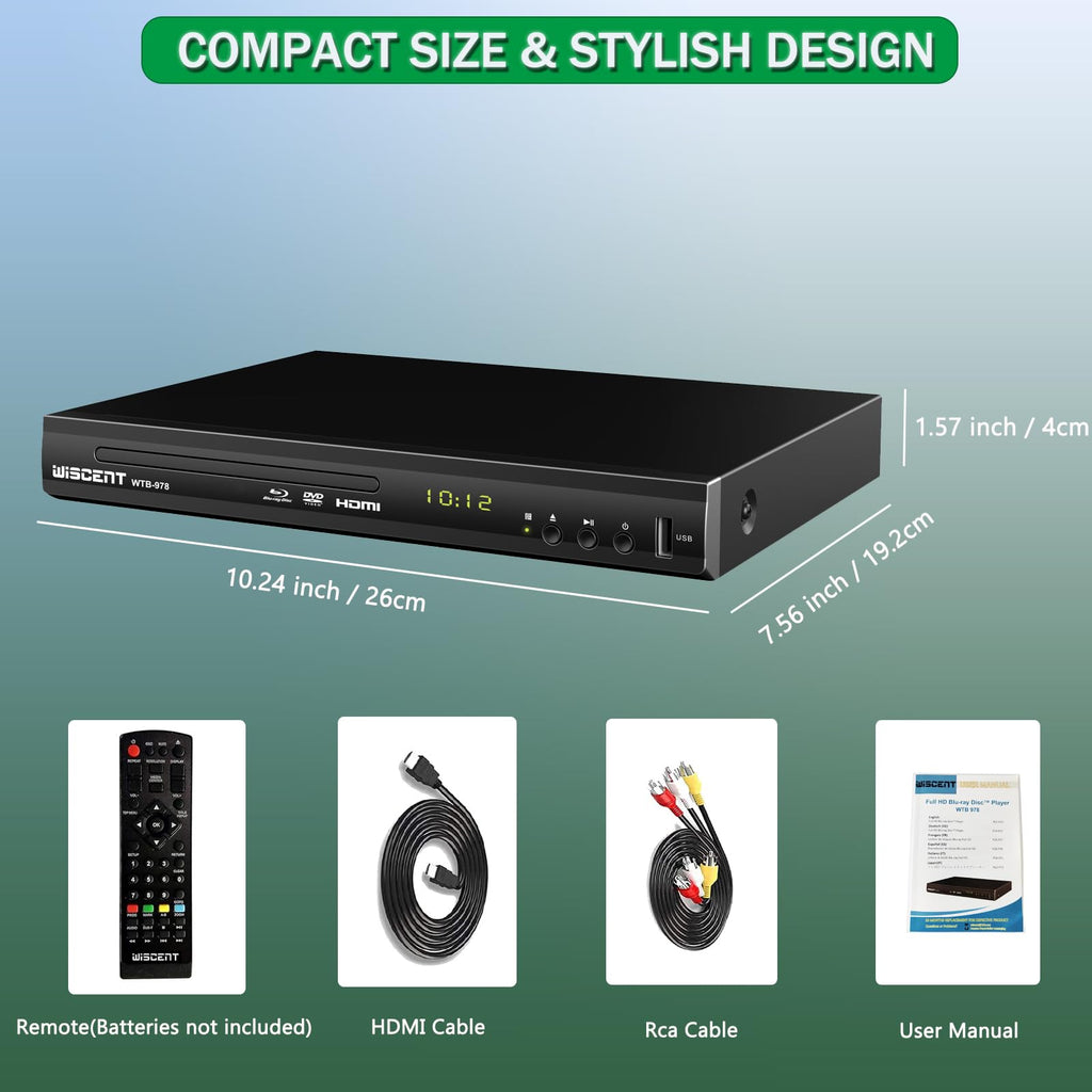 Blu Ray DVD Player Full HD 1080p Region A/1 W875215