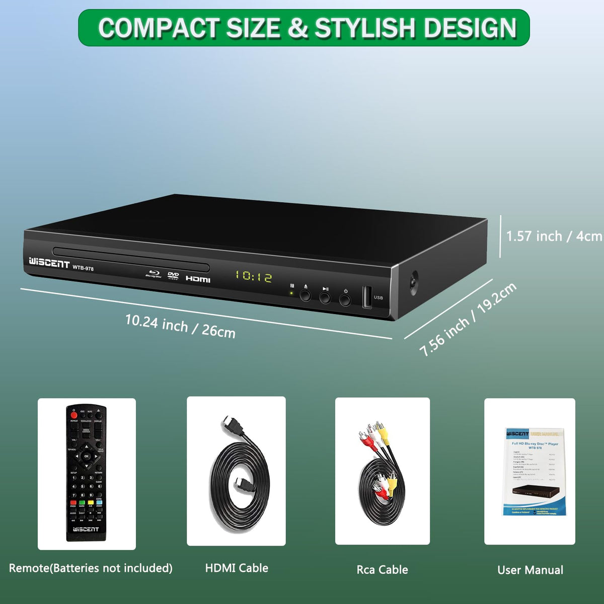 Blu Ray DVD Player Full HD 1080p Region A/1 W875215