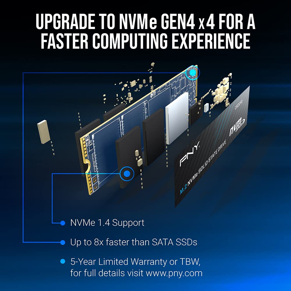 2TB PCIe Gen4 x4 NVMe M.2 2280 Internal SSD N102