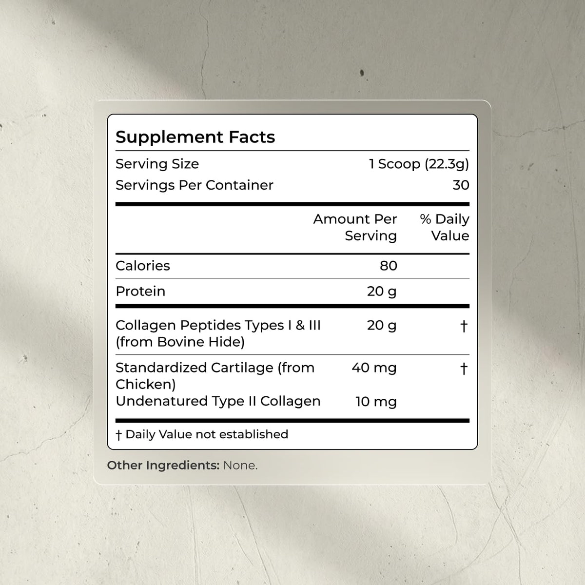 Hydrolyzed Collagen Peptides Powder Unflavored 30 Servings P582427