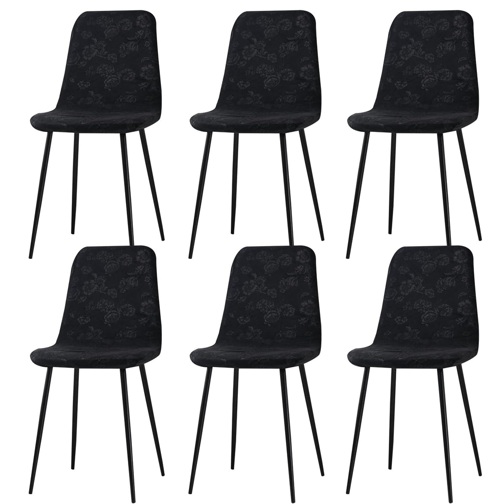 Stretch Removable Jacquard Dining Chair Covers Set Y21726