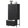 Nightstand with 4 Fabric Drawers B804