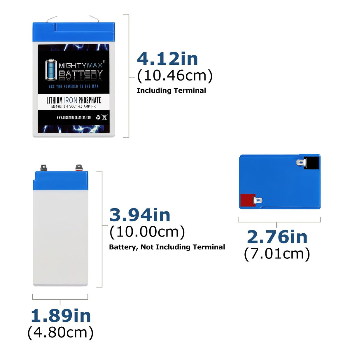 6V 4.5AH Lithium Replacement Battery H9987