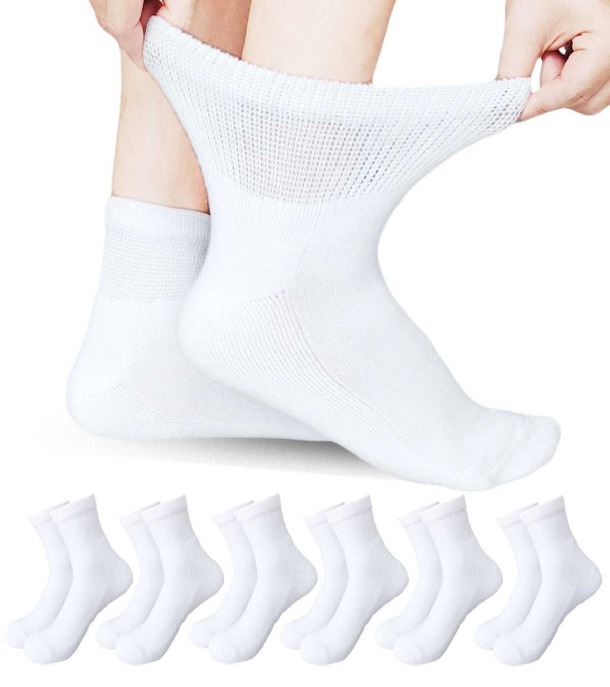 Non Binding Ankle Socks 6 Pairs R681
