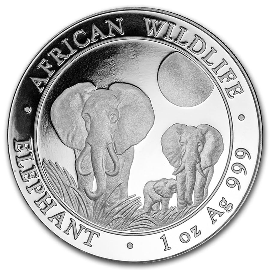 1 Oz Silver Elephant H951