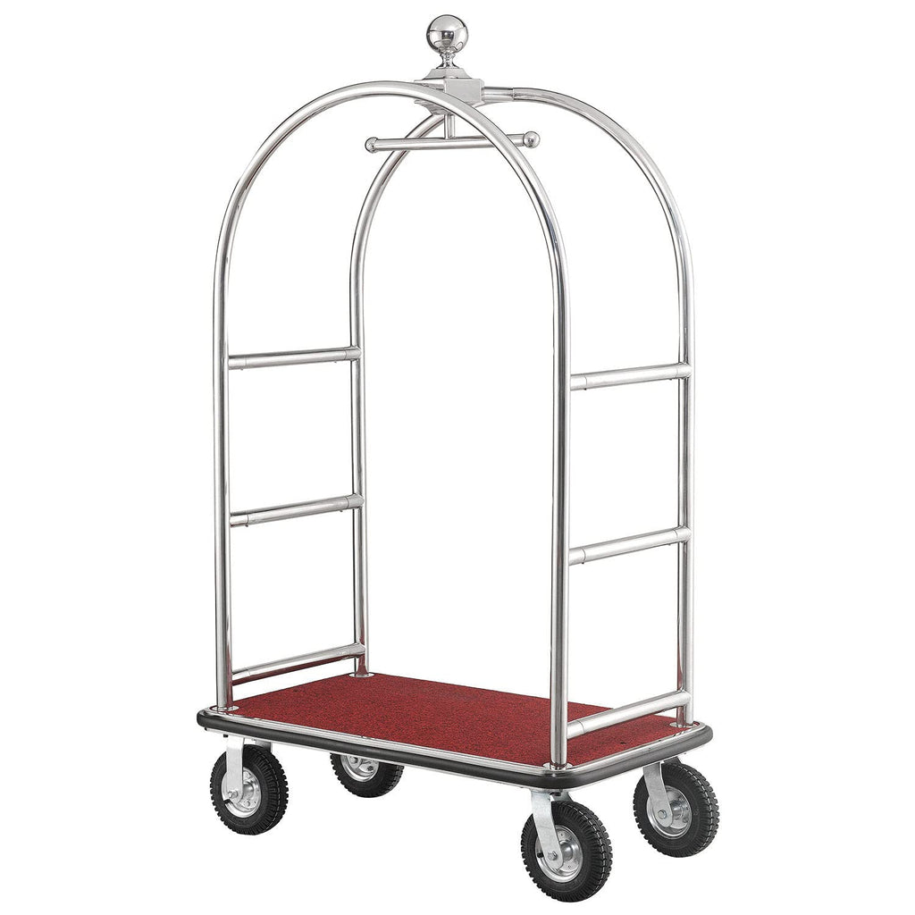 Silver Stainless Steel Bellman Cart D8365