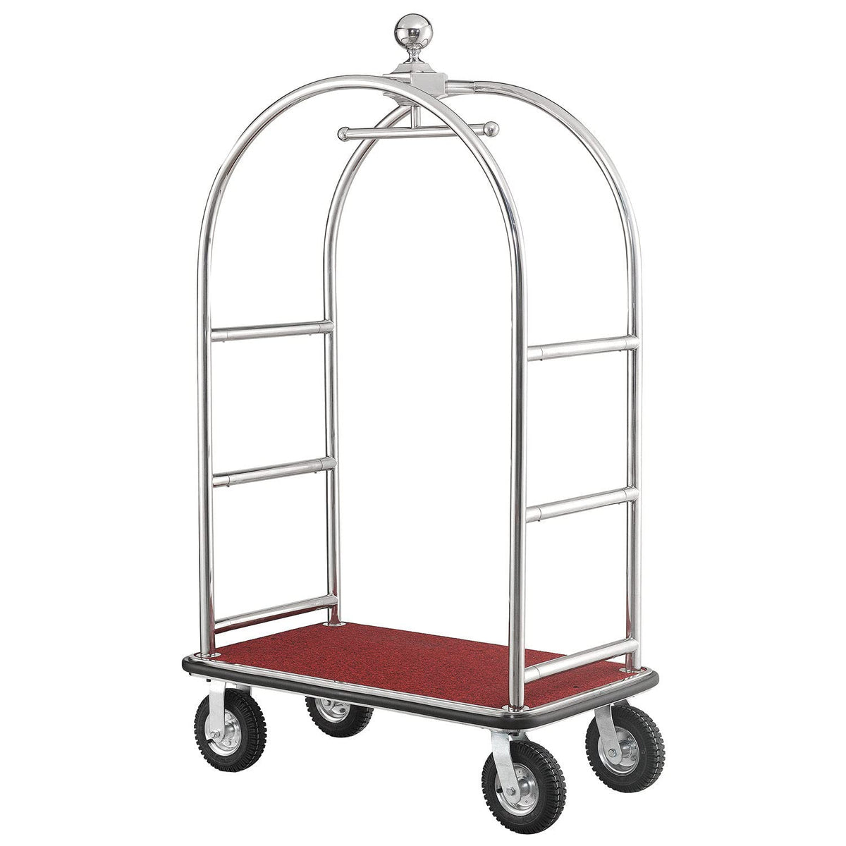 Silver Stainless Steel Bellman Cart D8365