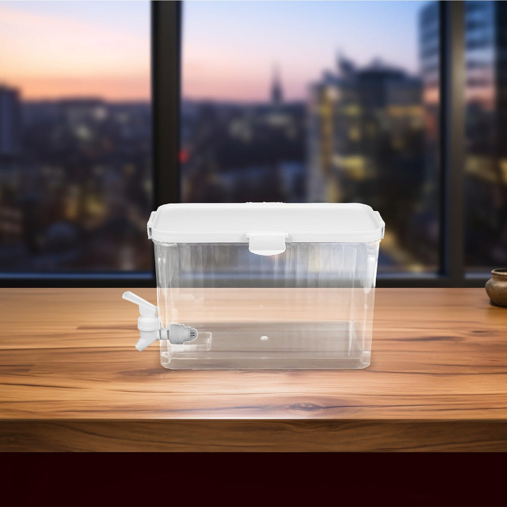 Refrigerator Water Jug with Faucet Large Capacity Beverage Dispenser H4740