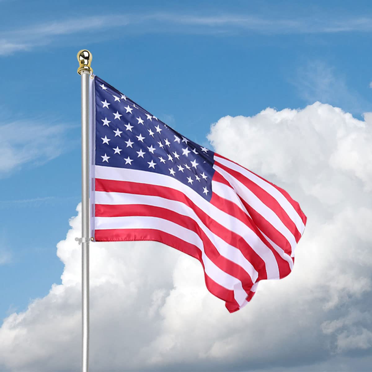 6ft Outdoor Flagpole Y46802