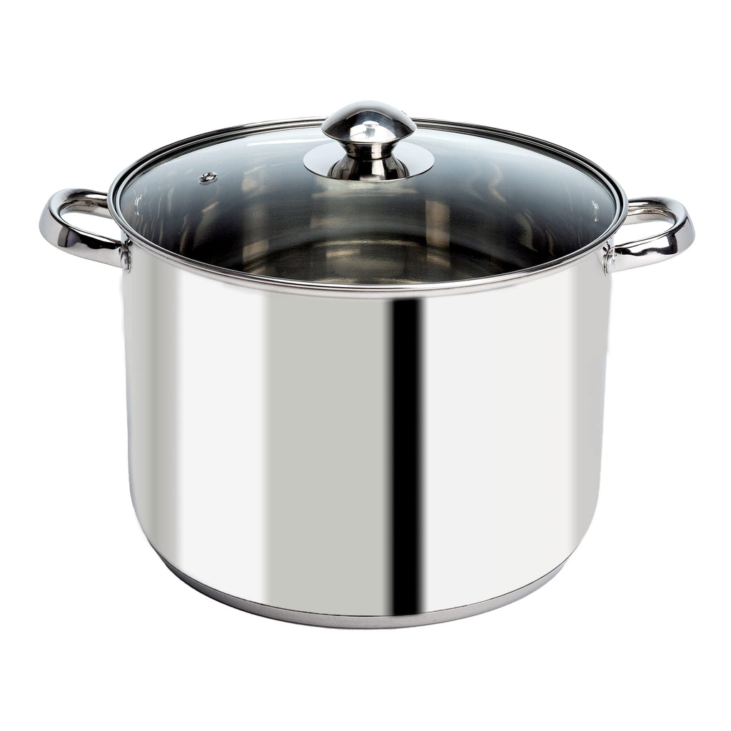 Stainless Steel 8-Quart Stock Pot with Glass Lid X846