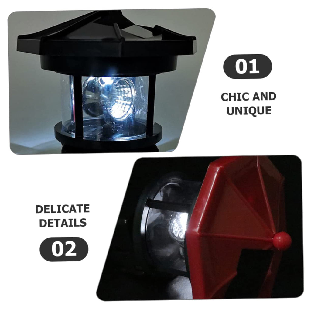 Solar Powered Lighthouse LED Garden Light Z9198