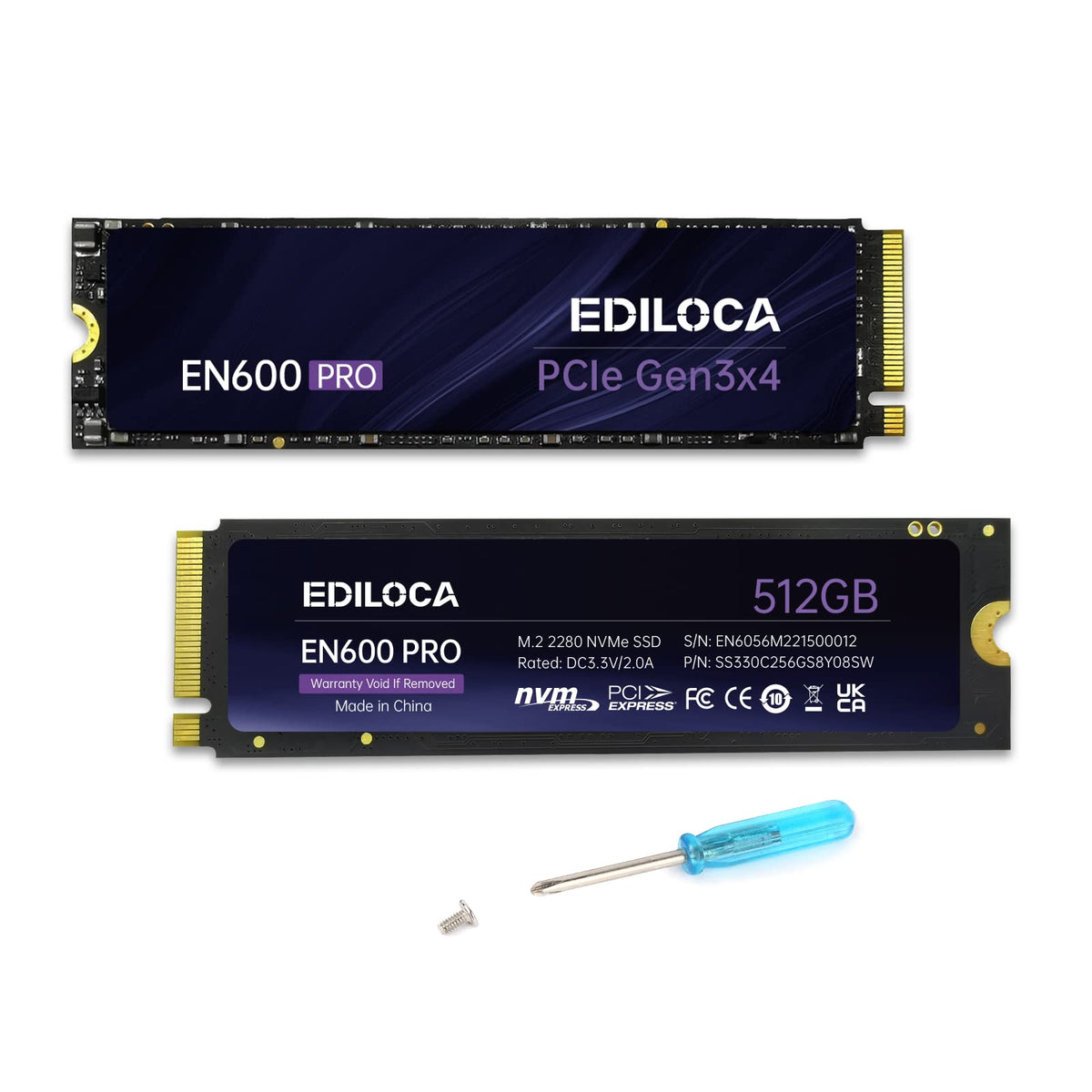 512GB PCIe 3.0 NVMe M.2 Internal SSD I811622