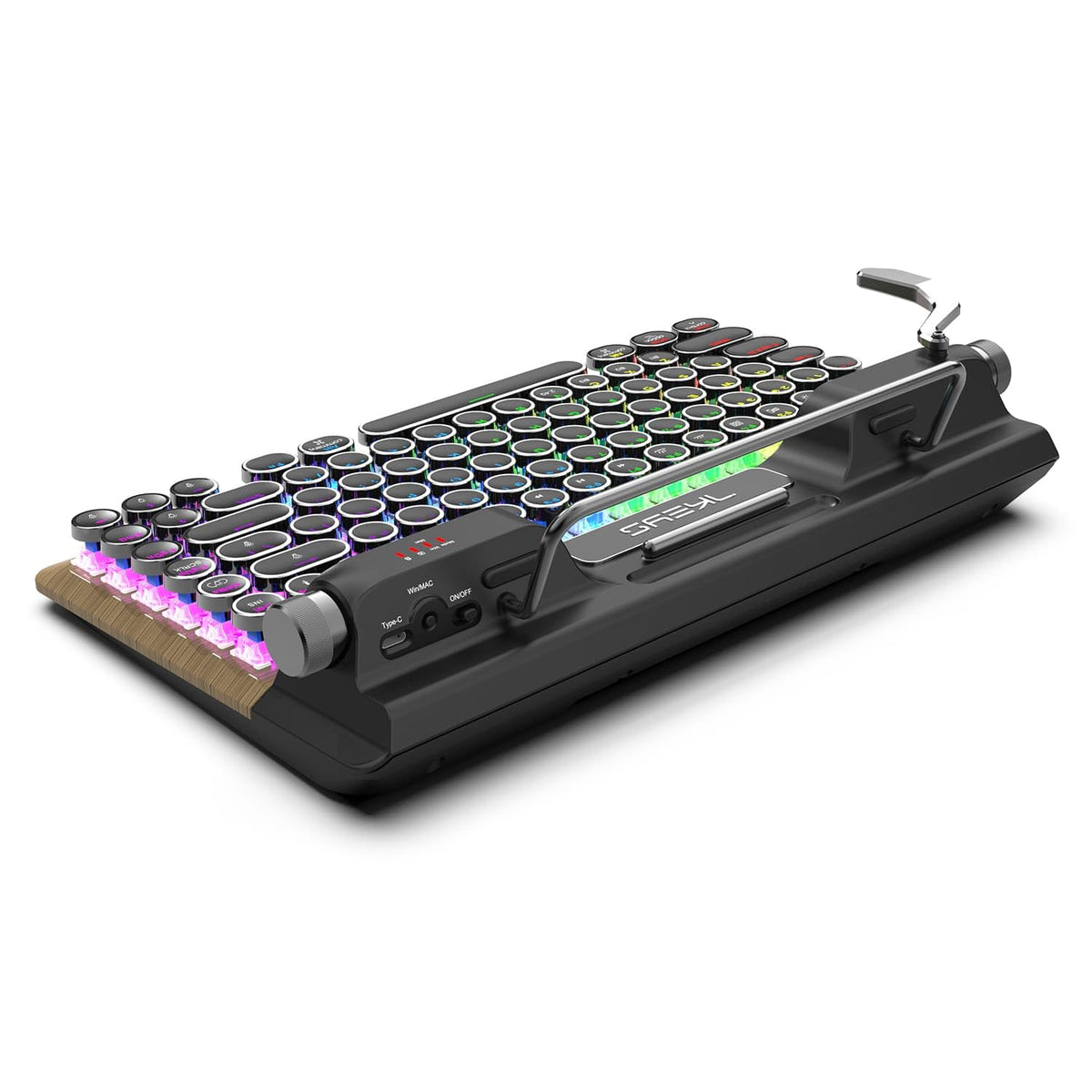 Retro Mechanical Gaming Keyboard with RGB Backlight D5761