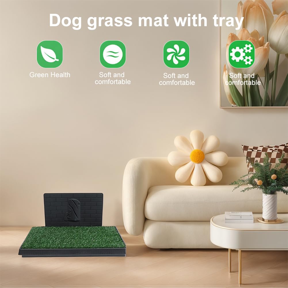 Dog Grass Pad with Tray 30 x 20 Inch S2741
