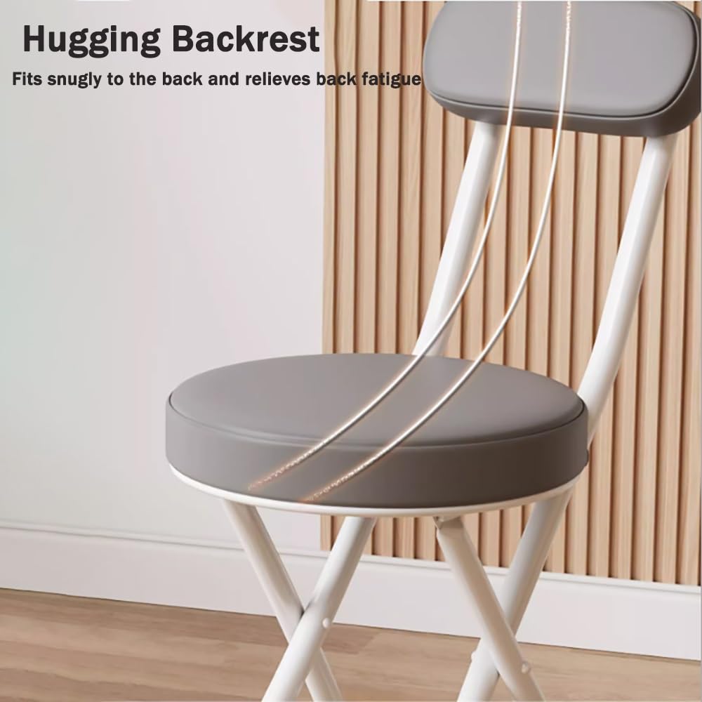 Black Padded Folding Stool T999376