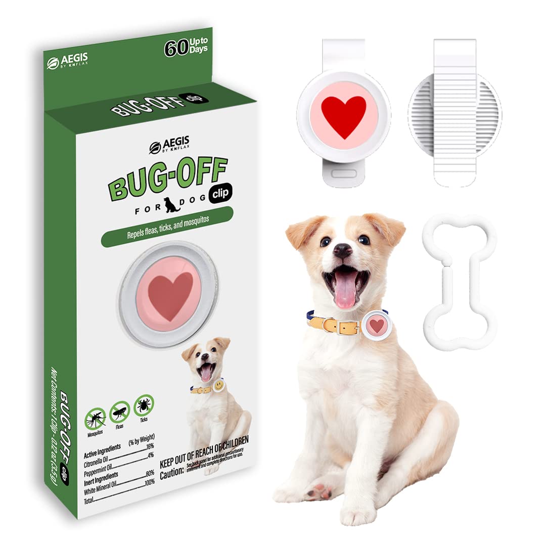 Natural Flea and Tick Repellent Clip for Dogs Y2247