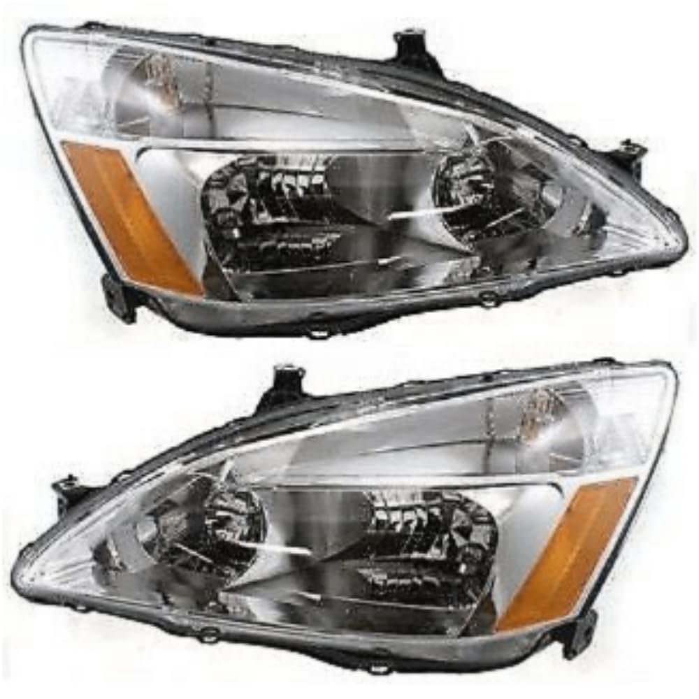 Headlight Set Left Right Clear Lens S1281