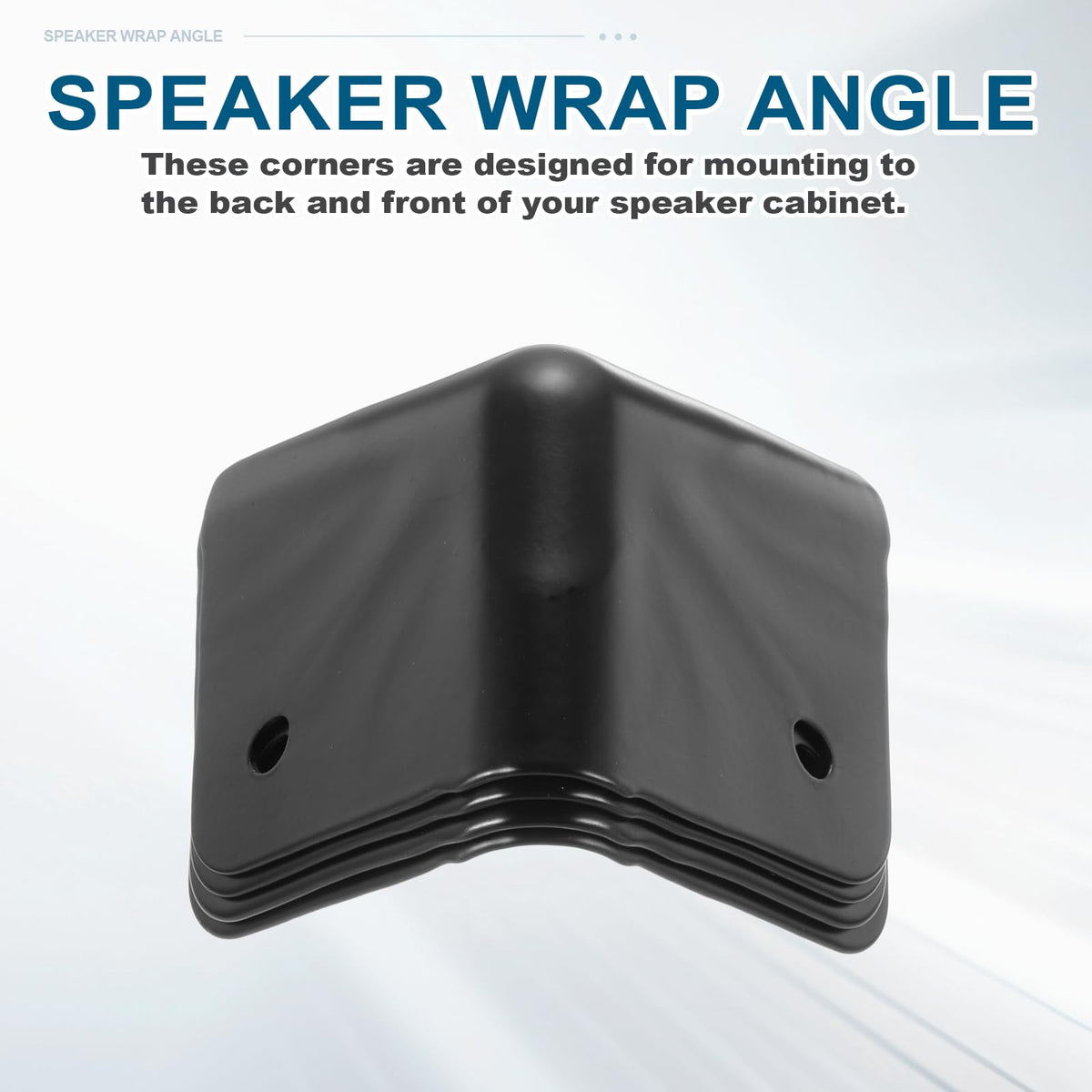 4 Pcs Metal Speaker Cabinet Corners Protector E62706