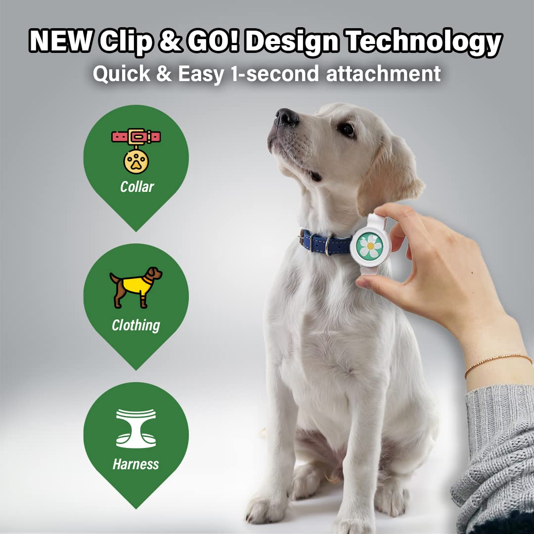 Natural Flea and Tick Repellent Clip for Dogs Y2247