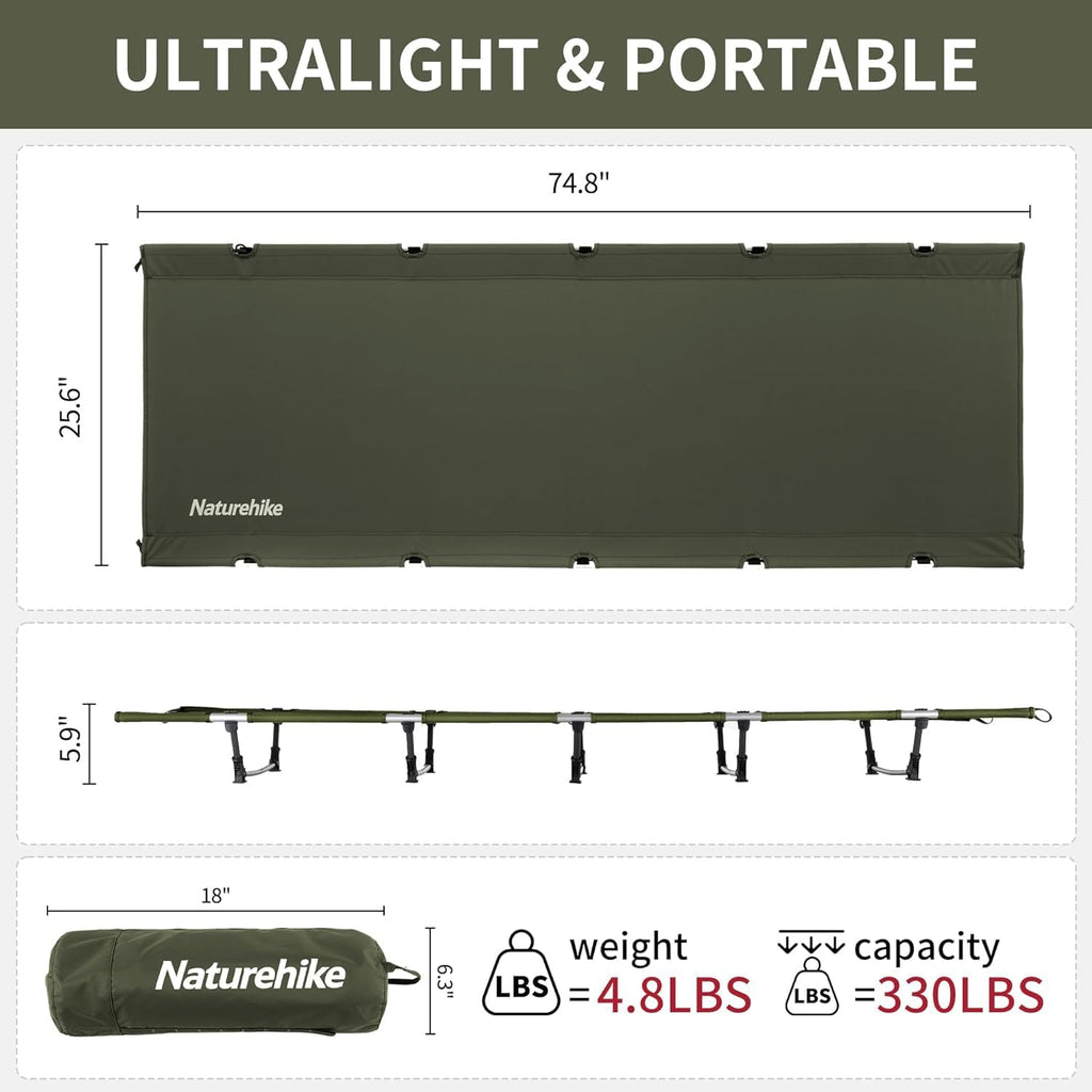 Ultralight Folding Camping Cot B532075