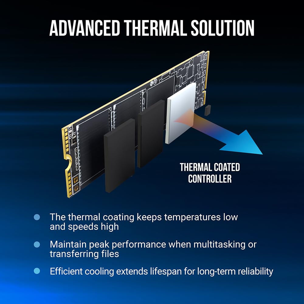 2TB PCIe Gen4 x4 NVMe M.2 2280 Internal SSD N102