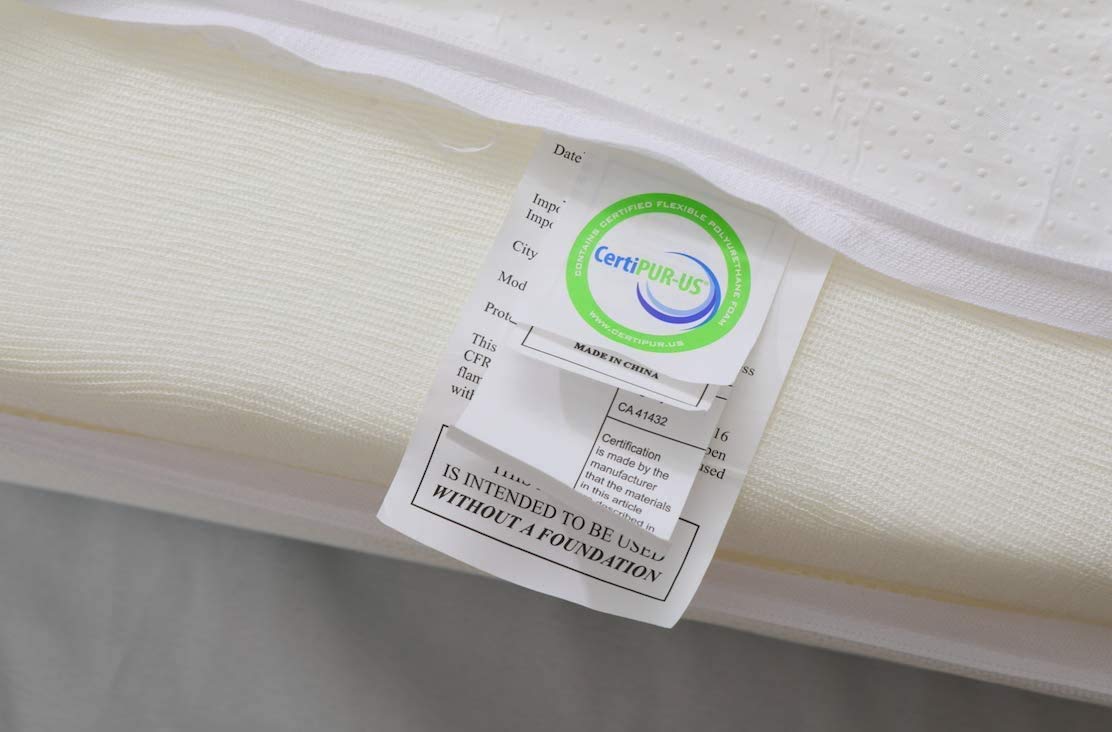 8-Inch Gel Memory Foam Tri-fold Mattress with Bamboo Cover, Queen F133155