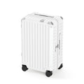 20 inch White Hardside Carry on Luggage with Spinner Wheel B324