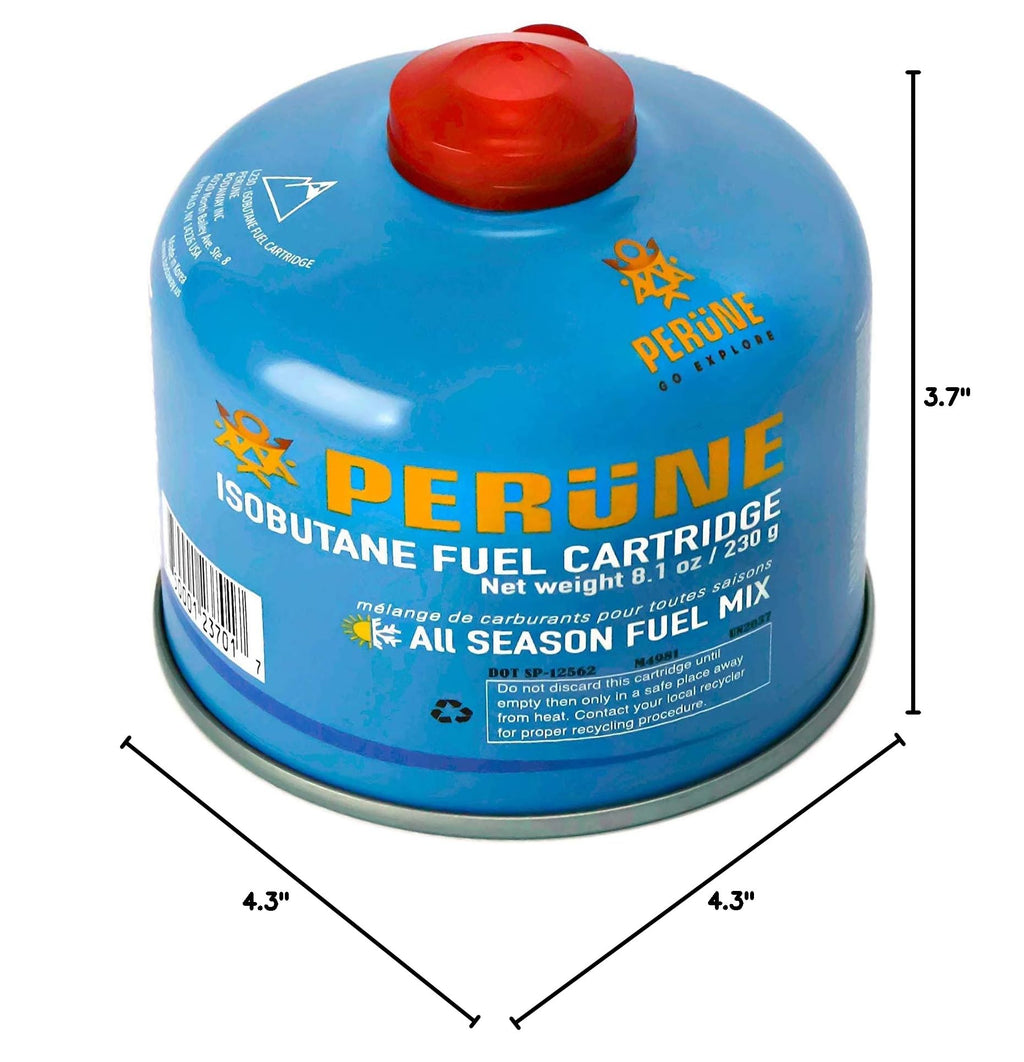 230gram 4 Pack Iso-Butane Camping Fuel Canister B919251