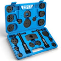 22PCS Disc Brake Caliper Tool Kit with 18 Adapters B8825
