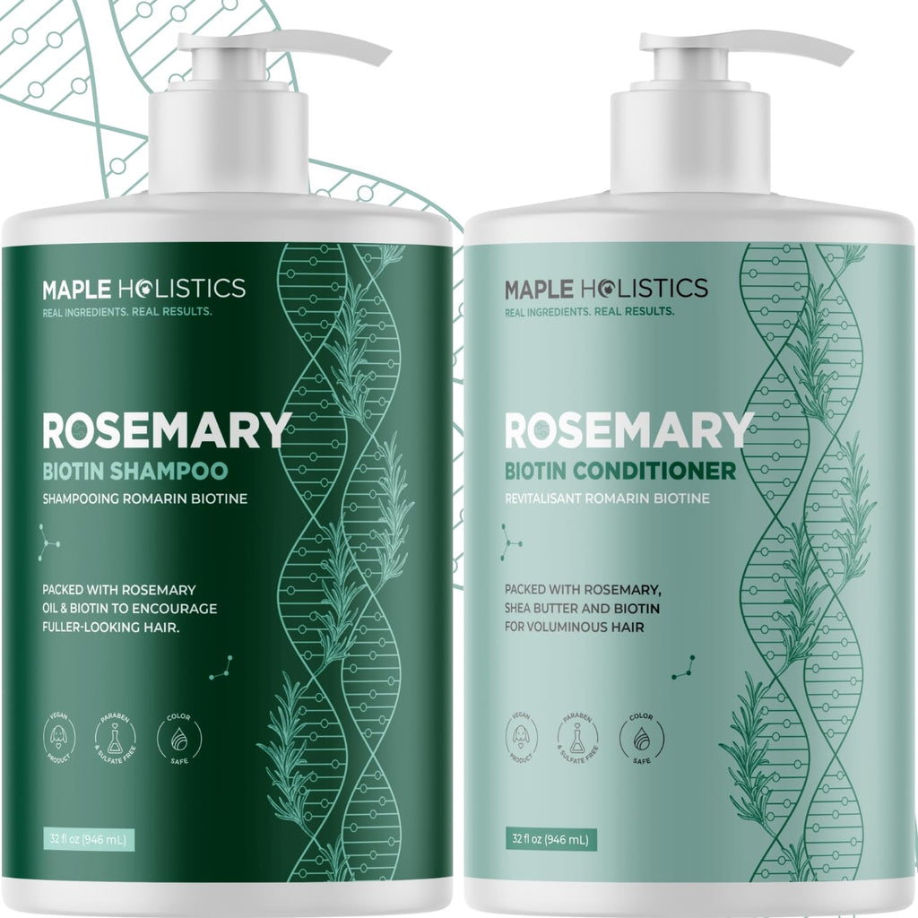 Biotin Rosemary Shampoo and Conditioner Set 32 Fl Oz Each G118