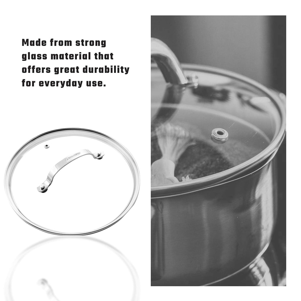 Tempered Glass Lid 10-inch Clear Vented H169702